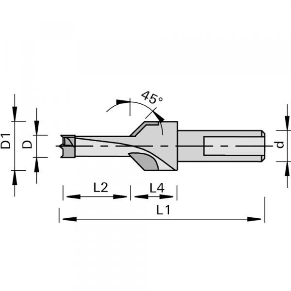 Stehle 180859  2060 Bohrsenker Zeichnung